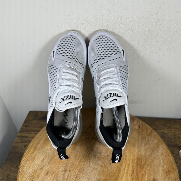 Nike Air Max 270 Shoes Womens Size 9.5 White Black AH6789-100 Running Sneakers - Picture 6 of 8